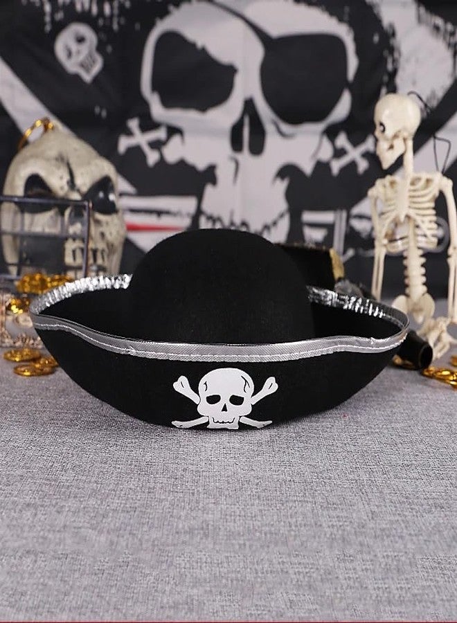 توي شاين قبعة قبطان قرصان البحر من توي شاين، إكسسوارات تنكرية | زي تنكري للهالوين للأطفال والشباب والبالغين من النساء والرجال - Image 2